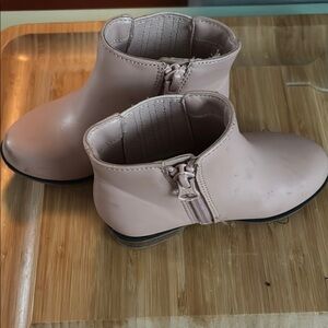 Kids Pink Ankle Boots